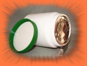 250 ml Runddose mit Alu-Verschweißung und Deckel. Wir führen selbstverständlich auch PE-Verschweißungen durch.